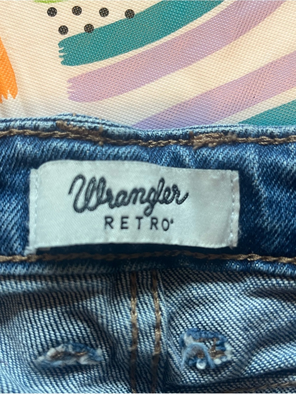 Wrangler Women's Flare Jeans in Medium Blue Denim - Picture 3 of 9